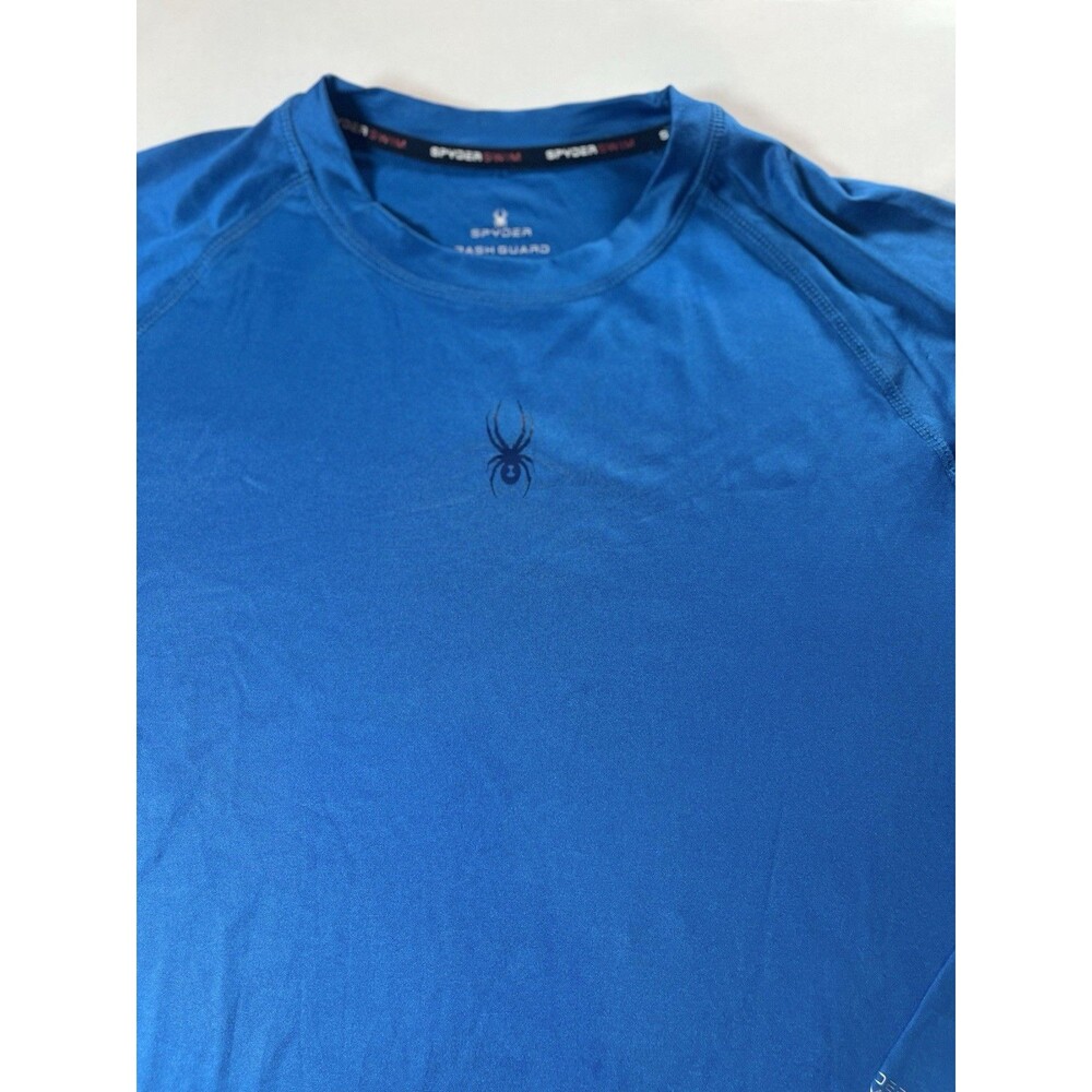 Spyder Men’s Surf Sand Sun Long Sleeve Rash Guard Tee UPF Protection Swim Shirt - Picture 2 of 5